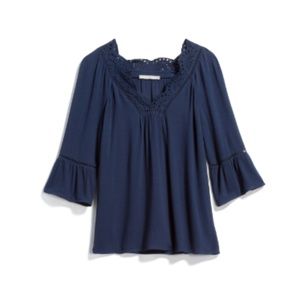 DANIEL RAINN (PALE SKY) Cory Scallop Eyelet Top